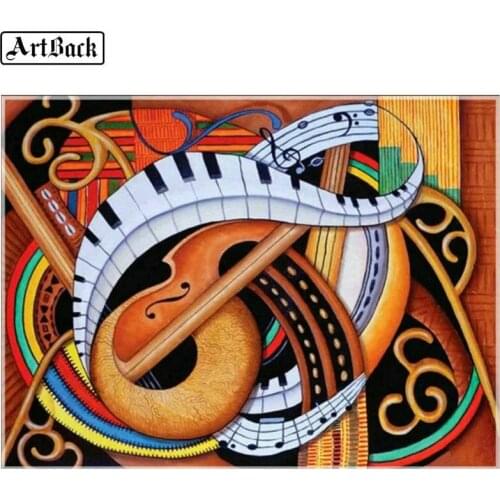 5d diamond painting abstract music guitar view icon full square diamond mosaic kit new arrival diamond embroidery