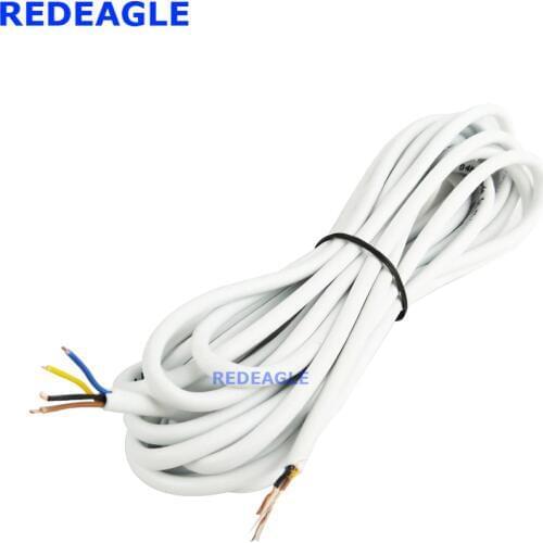 AVVR 4 Core 5M/10M/20M Video Audio Power Access Control Extension Cable For 4-wire Video Door Phone Doorbell Intercom System