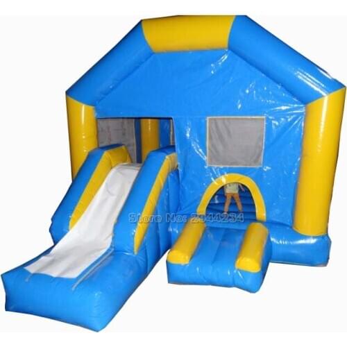Children slide inflatable playground big trampolines indoor playground equipment