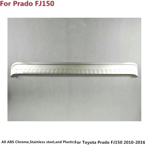 For Toyota Prado FJ150 2010 2011 2012 2013 2014 2015 2016 car inner inside Rear bumper trim Scuff Sill trunk plate pedal 1pcs