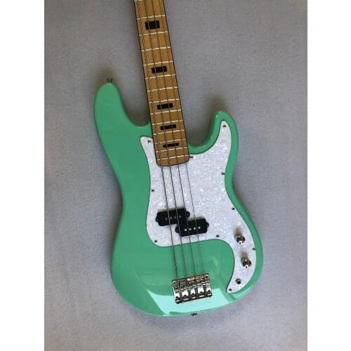 Electric bass / four string bass / surf green / high quality / free delivery