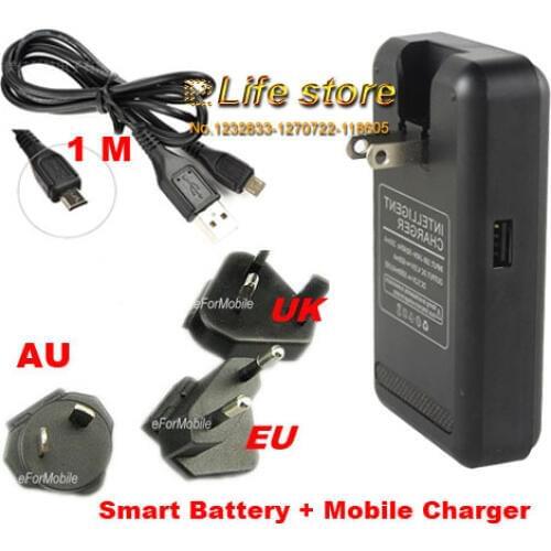 EU/UK/AU USB Desktop Dock Cradle Battery Mobile Phone Charger+USB Cable For Galaxy S6 Active,J7 J5,Grand Max G720N0,Wiko Lenny 5