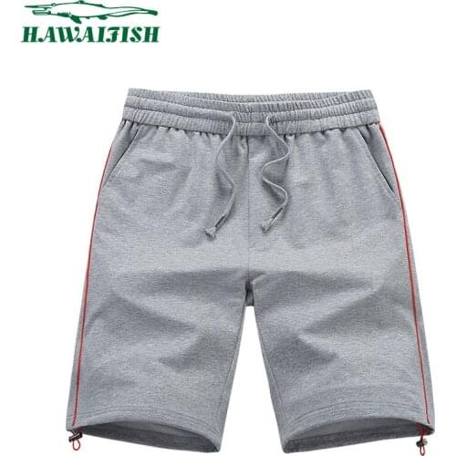 Hawaifish brand mens shorts 2021 summer cotton loose knitted shorts high quality Fashion Style Beach Shorts Plus Size 4XL