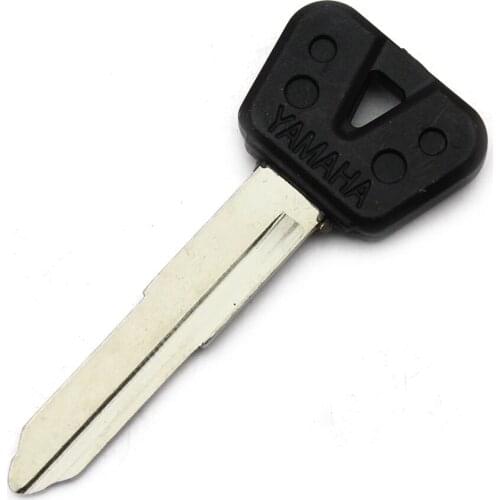 Key 1 Blank Motorcycle Keys Cut Blade For YAMAHA XV250 XV400 600 Black