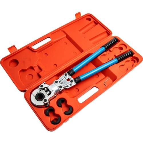 1 Set Pipe Press Crimper Plumbing Tube Copper Tool 3 Dies 1/2" 3/4" 1" JAW Dropshipping