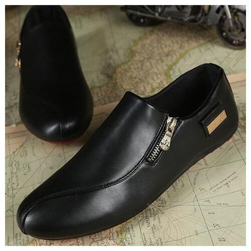 Spring Summer Mens Shoes Fashion Zipper Sleeve Mens Shoes Casual Zapatillas Hombre Chaussure Homme