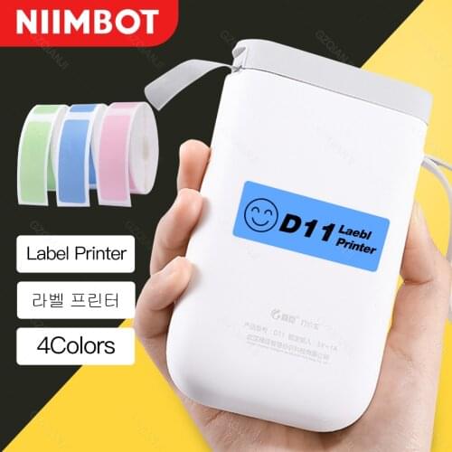 Niimbot D11 Label Printer Thermal Mini Sticker Printer Labels Paper roll replacement Label Maker Stickers Office Home Printers