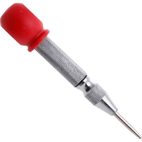 New Semi-Automatic Center Punch Hole Impact Spring Loaded With Protective Sleeve