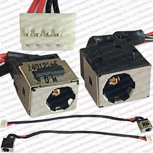 3 pieces/LOT NEW Laptop DC Power Jack Socket connector Cable Wire connector for Lenovo IdeaPad Y460 Y460A Y460P Y460N series