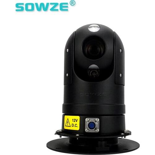 ONVIF IP 2MP 33X Optical Zoom Rugged PTZ Camera for Robotic Vehicles