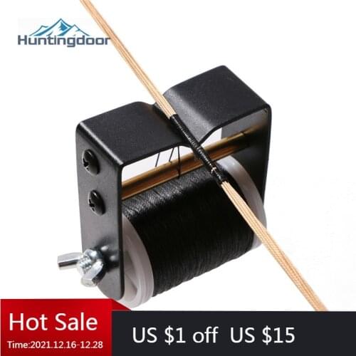 Archery Bow String Cable Winder Tool Spool Thread Cable Winder Bowstring Serving Material Rope Repair String Equipment