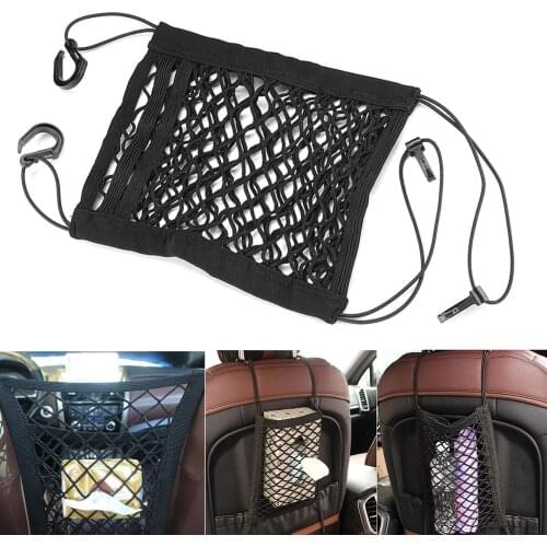 Universal Car Front Seat Storage Interior Mesh Net Bag Car Storage Bag Isolation Net Pocket 2021 New