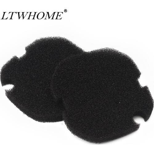 LTWHOME Replacement Black Fine Foam Filter Fit for AquaManta EFX 300/400 External Filter