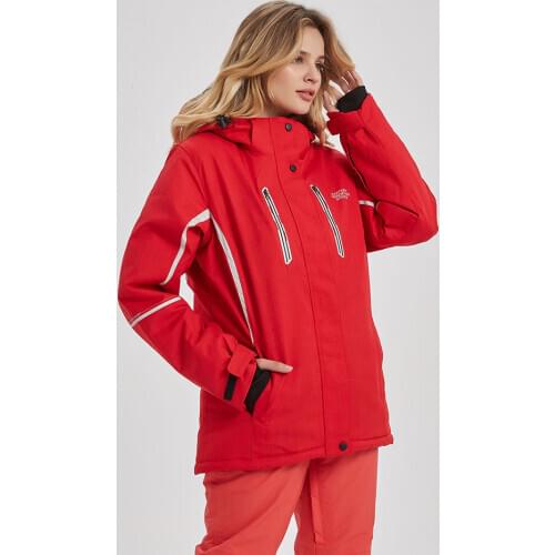 Winter Ski Jacket Women Brands Ladies Super Warm Waterproof Windproof Female Snow Coat Outdoor Skiing and Snowboard Jacket Women