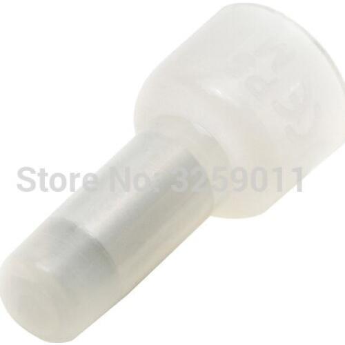 100PCS CE2X Plastic Closed-End Wire Connectors Crimp Terminals Cap Electric 22-14 AWG High Quality white