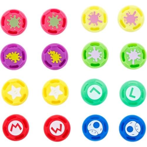 2/4pcs Thumb Silicone Stick Grip Caps Cover for Nintend Switch PRO PS4 Xbox One Series Handle Controller Game Accessory