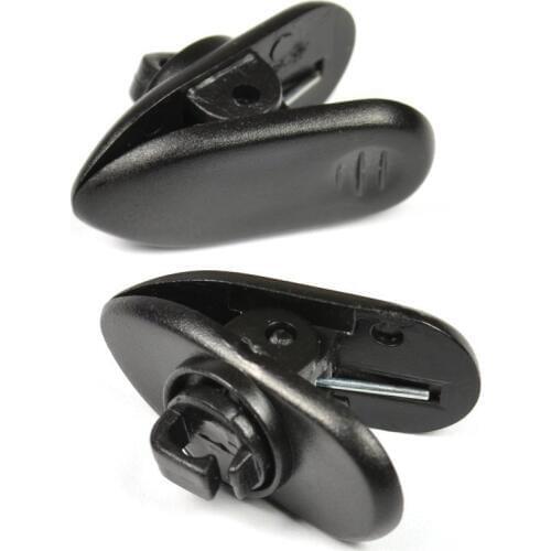 5Pcs Rotate Mount Cable Clothing Clip Organizer for Beats Earphone - Clips onto your clothing to keep cord in place (BLACK)