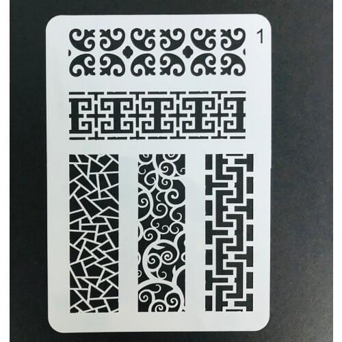 A5 Baking Cake Lace Stencils Airbrush Painting Art DIY Home Decor Scrap Booking Frame Design for Wall Stamps Craft Embellishment