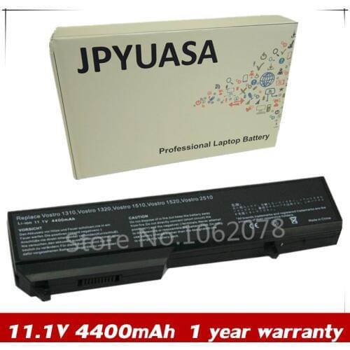 7XINbox 11.1V Laptop Battery 0K738H For Dell Vostro 1310 1320 1510 1520 1521 2510 0N950C 0N241H 312-0724 T112C 451-10655