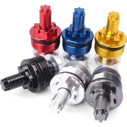 41MM CNC Aluminum Motorbike Front shock absorber screw cover Cap Preload Adjusters Fork Bolts For Yamaha YZF R25 /YZF R3