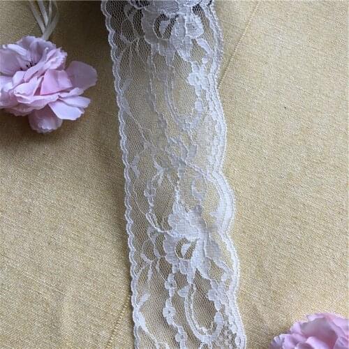 White lace 6.5cm T1044 fabric webbing decoration packing material