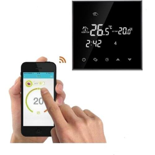 Wireless room controller for underfloor heating digital wifi thermostat programmable App remote thermostats 16A