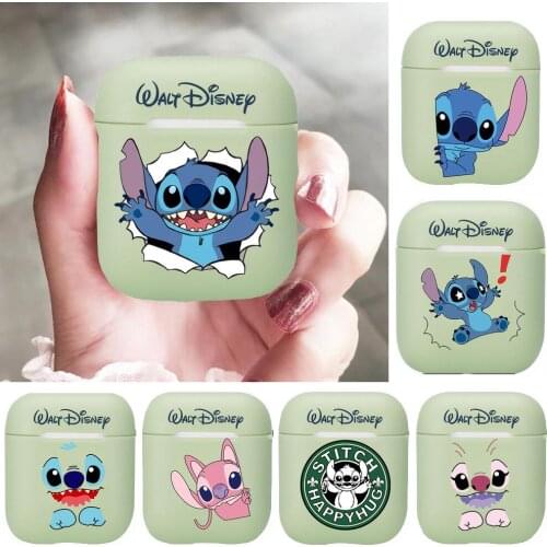 Stitch Couples Soft Silicone Cases For Apple Airpods 1/2 Protective Case Bluetooth Wireless Earphone Cover For Apple Air Pods