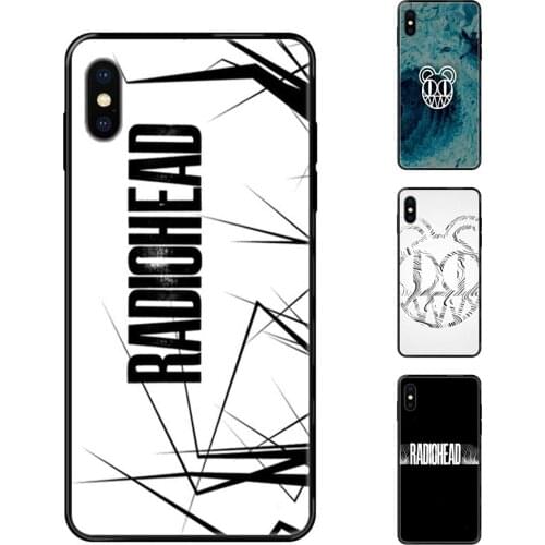 For Xiaomi Mi Max Mix 2 3 2S 5X 6X CC9 CC9E Pro Note 10 Lite Pro Ultra Luxury Simple Radiohead Black Black Soft Art Print Cover