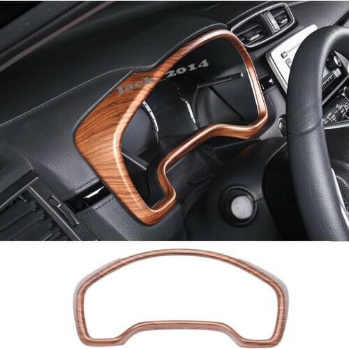 Peach Wood Grain Dashboard decorative frame Trim 1X for Honda CRV CR-V 2017 2018 2019