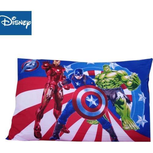 Disney Pillowcases shams 1pcs Cartoon Iron Man Spider Man Mickey Minnie Mouse superman Pillow Cover Decorative Festival gift