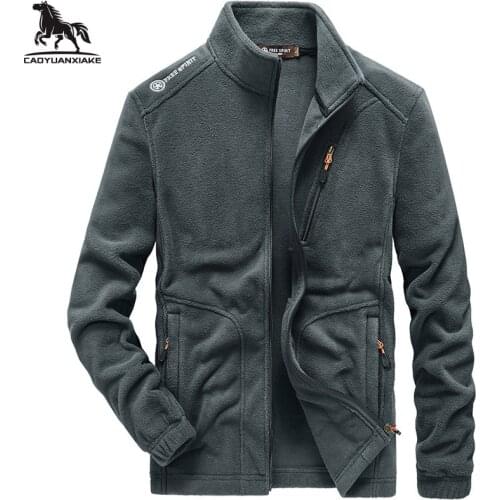 Casual Jacket Men Spring Autumn New mens windbreaker Elasticity Splicing jackets men coat windproof Polar fleece Mens coats2155