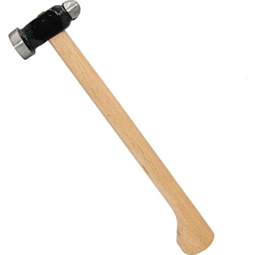 Round Head Hammer with Wooden Handle DIY Jewelry Making Tools Household Tapping Tools