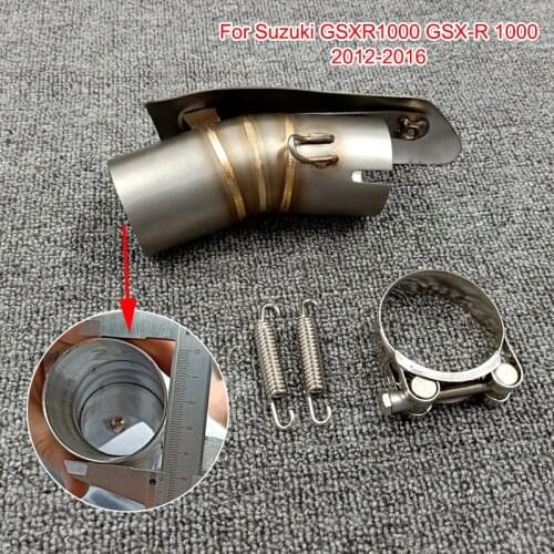 Motorcycle Muffler Exhaust System Middle Pipe Slip on For Suzuki GSXR1000 GSX-R 1000 2012 2013 2014 2015 2016 GSX R 1000 moto