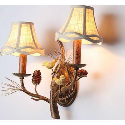 Warehouse Wall lamp Bar Bird light bedroom Indoor hallway Retro vintage Industrial LED Wall Lighting Dressing room wall sconces