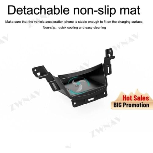 QI Car intelligent infrared wireless charger for Cadillac XT5 2018 intelligent infrared Fast Wireless Charging Car Phone Holder