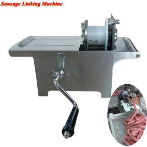 Manual Sausage Linking Machine Stainless Steel Hand-rolling Sausage Tying and Knotting Machine 32mm 9kg