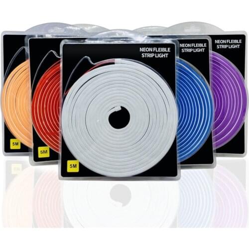 Silicon slim LED Neon flex rope light SMD2835 12 Volt 7w 6x12mm Silicone neonflex Bendable Waterproof For DIY Neon Sign