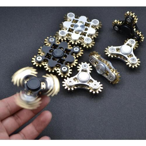 2017 Gears Fidget Spinner Fingertip Finger Top Gyro Toys EDC ADHD Fidget Hand Spiner Spiral Desktop Anti Stress Finger Game