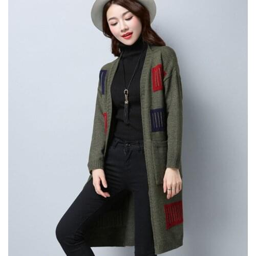 Spring Autumn Style Women Long knitted Cardigan Crop Tops Lady Casual Long Sleeve Knitted Outwear Cardigan Sweater ZZ0891