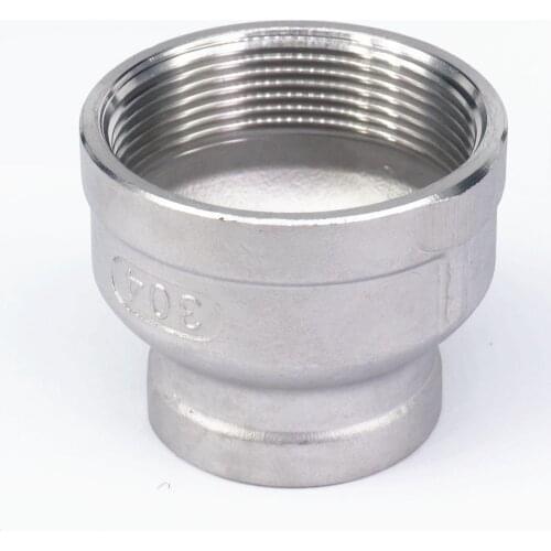 1-1/4" BSP to 2" BSP Female Thread 304 Stainless Steeel Concentric Reducer Connector Pipe Fitting water air oil