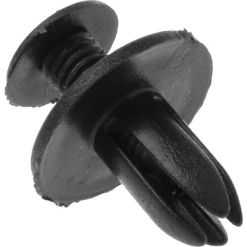 50 Pcs Car 6mm Bumper Hood Fender Splash Guard Retainer Clip Fastener For Toyota