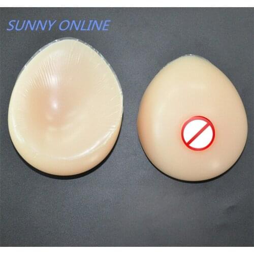800g/pair silicon breasts cross dresser round size Silicone Breast Forms for men ( B or C-cup)