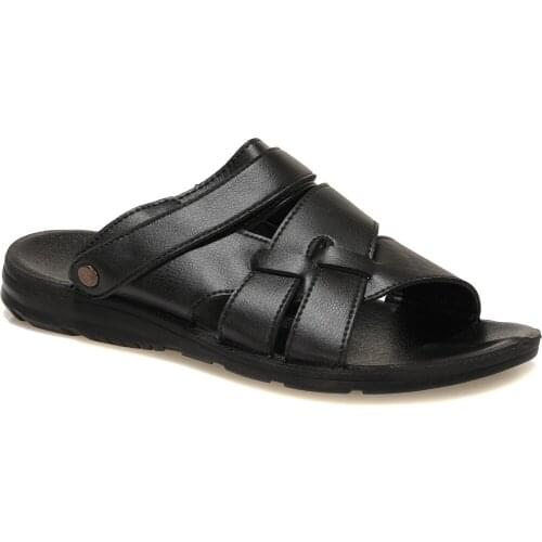 Polaris 160223.M1FX Black Men Slippers