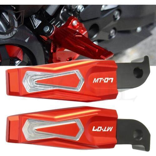 For Yamaha MT-07 MT07 MT 07 2013-2018 2014 2015 2016 2017 Motorcycle Rear Foot Pegs Pedals Passenger Rearset Folding Footrest