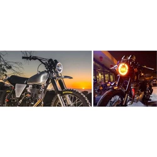 Round 6" LED Projector Headlight For Harley Sportster 1200 883 48 Motorcycle