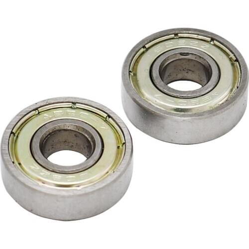2 Pieces For 608ZZ Double Shielded Miniature High-carbon Steel Single Row 608ZZ ABEC-7 Deep Groove Ball Bearing 8*22*7 8x22x7 MM