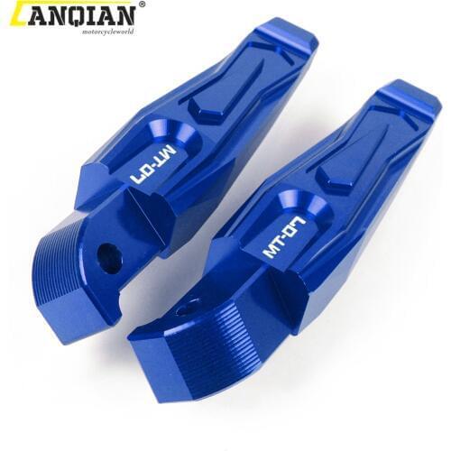 Motorcycle Rear Foot Pegs Rests Passenger Footrests For Yamaha MT-07 FZ07 XSR700 2013-2018 2017 2016