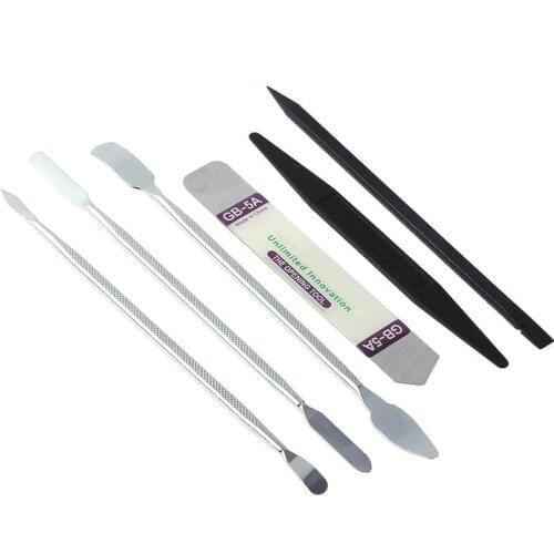 3/4/6pcs Universal Mobile Phone Repair Opening Tool Metal Spudger Kits Disassemble Crowbar Metal Steel Pry Phone Hand Tool Set