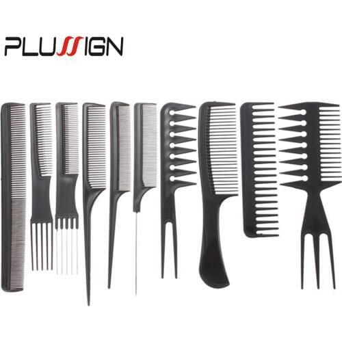 10Pcs/Lot Anti Static Hair Brush For Kids Hairstyle Comb Set Travel Hair Brushes Hairdresser Brush Hair Care Styling Tools Sets