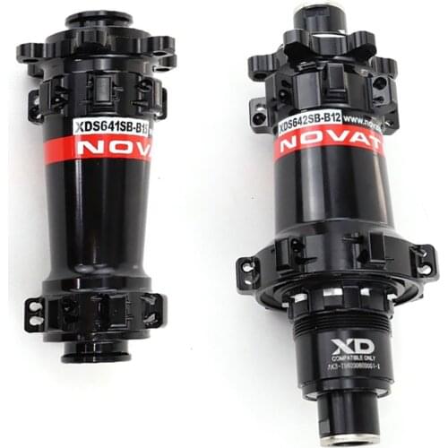 Novatec XDS641SB-B15 XDS642SB-B12 straight pull AM MTB disc BOOST 28-Hole hubs front 110x15mm rear 148x12mm Cassette body XD XX1